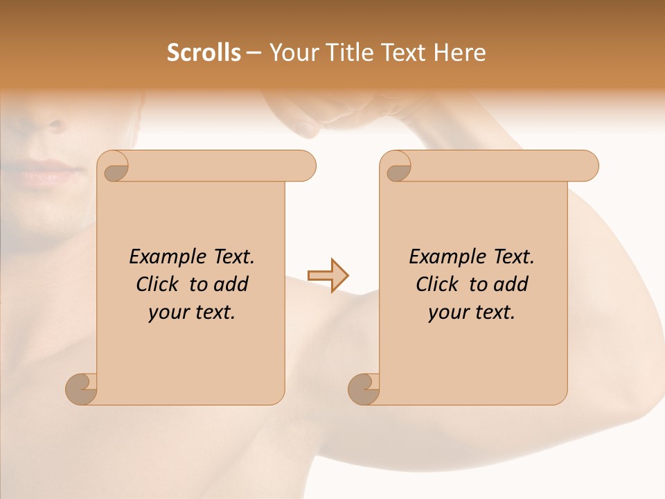 Beauty Closeup Fist PowerPoint Template