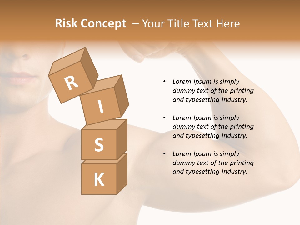 Beauty Closeup Fist PowerPoint Template