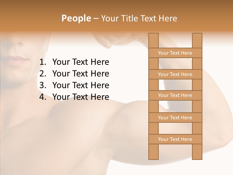 Beauty Closeup Fist PowerPoint Template