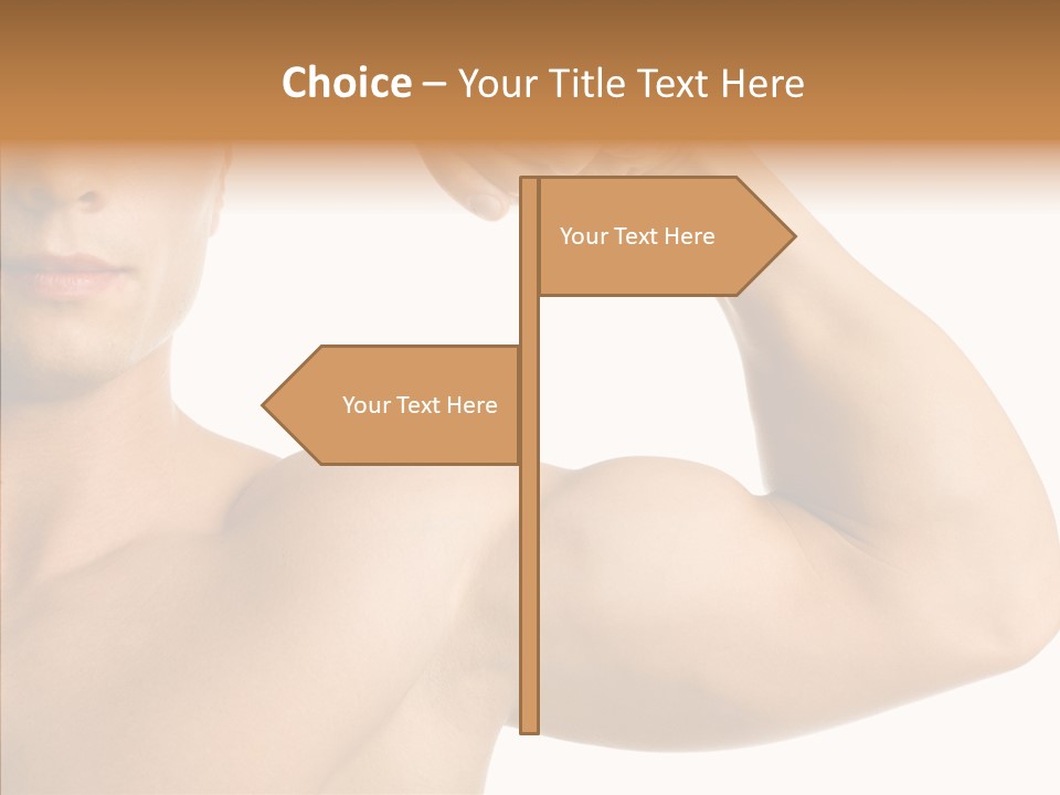 Beauty Closeup Fist PowerPoint Template