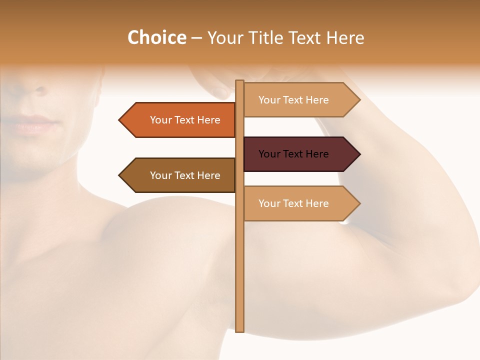 Beauty Closeup Fist PowerPoint Template