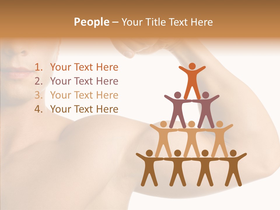 Beauty Closeup Fist PowerPoint Template