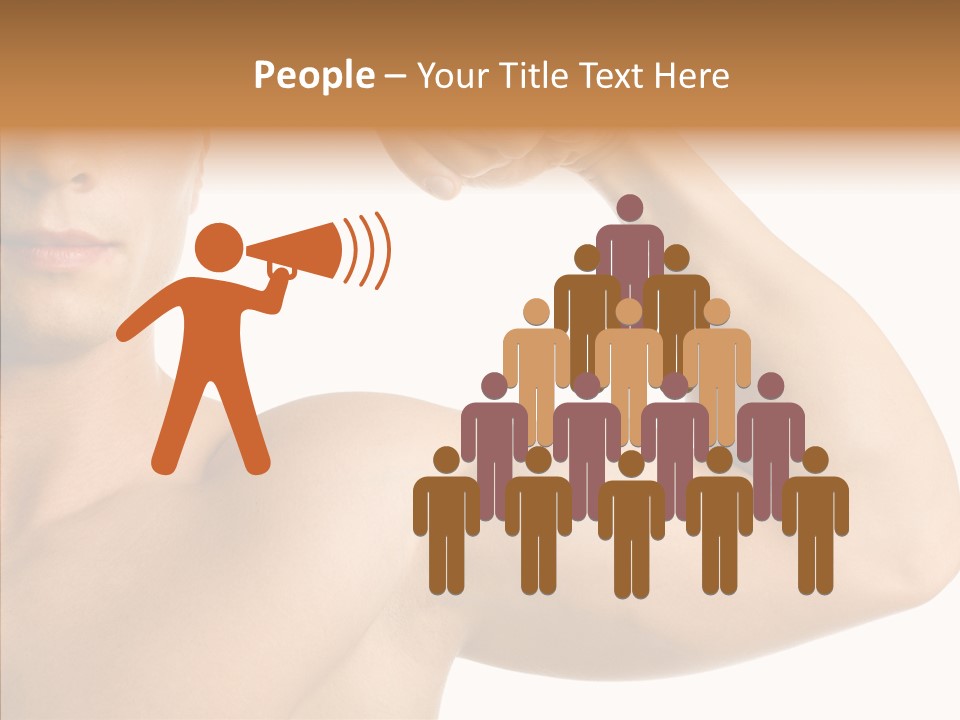 Beauty Closeup Fist PowerPoint Template