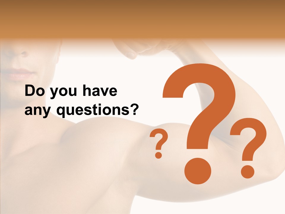 Beauty Closeup Fist PowerPoint Template