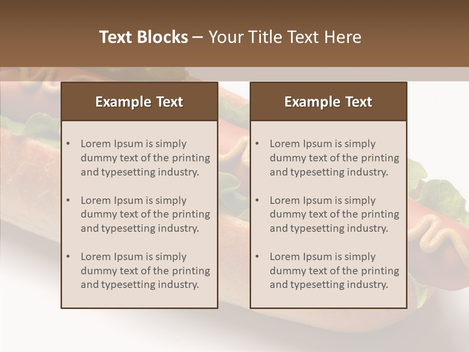 Table Toon Corporate PowerPoint Template