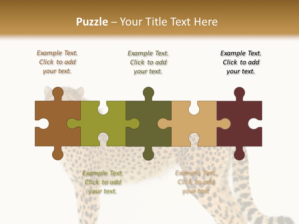 Standing Spotted Male PowerPoint Template