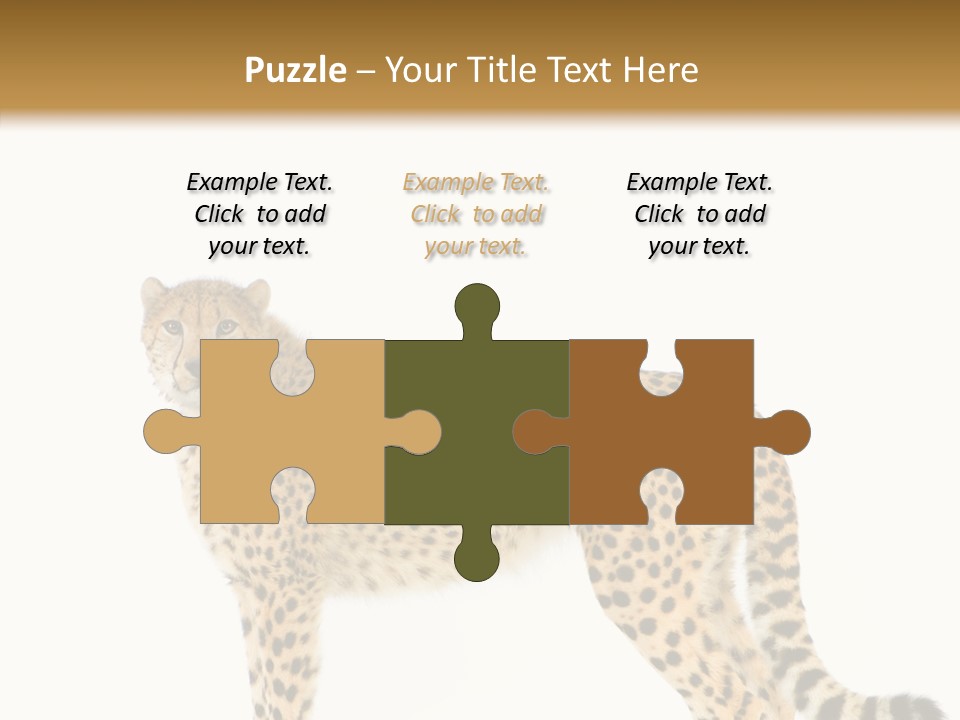 Standing Spotted Male PowerPoint Template