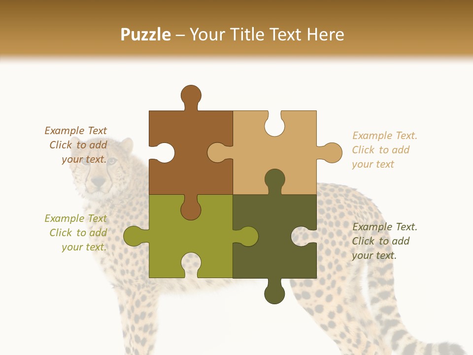 Standing Spotted Male PowerPoint Template