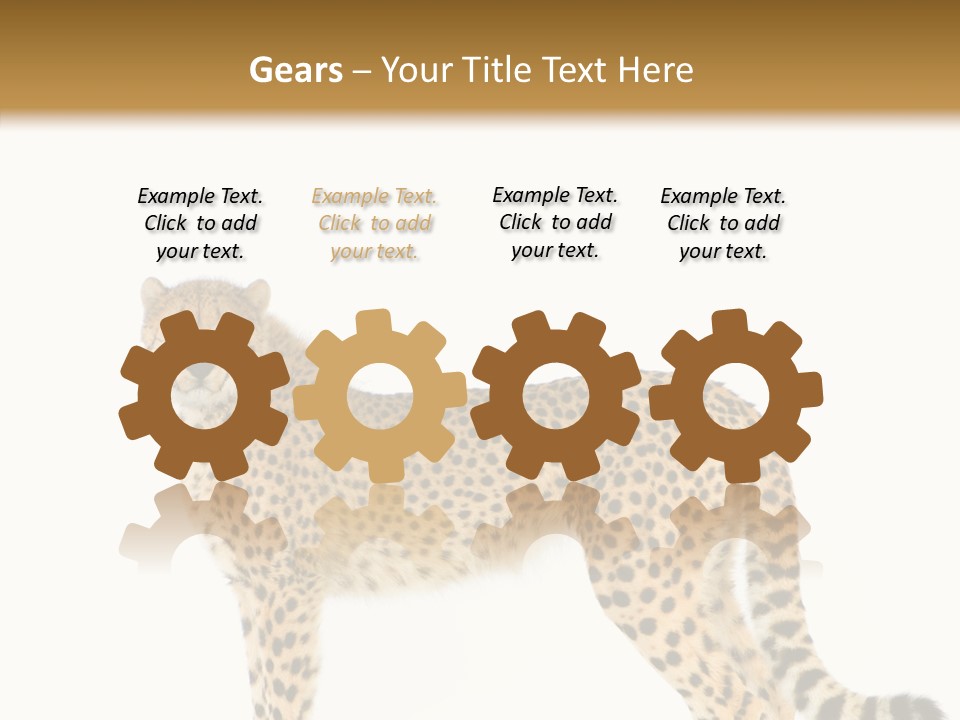 Standing Spotted Male PowerPoint Template