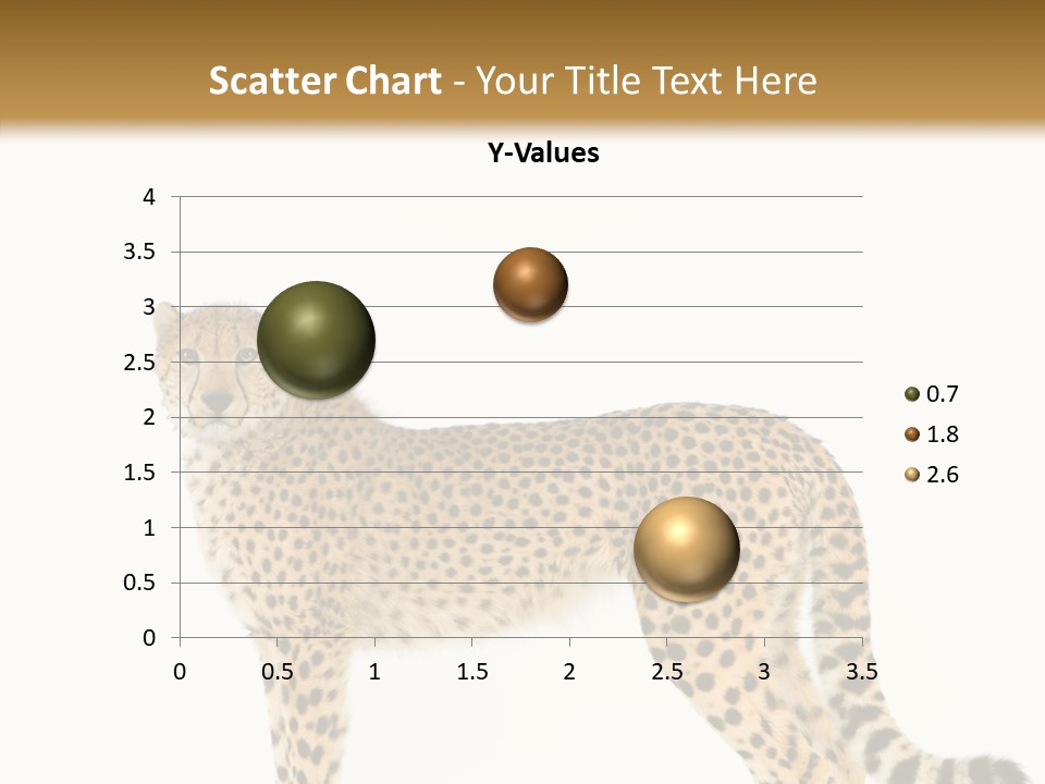 Standing Spotted Male PowerPoint Template