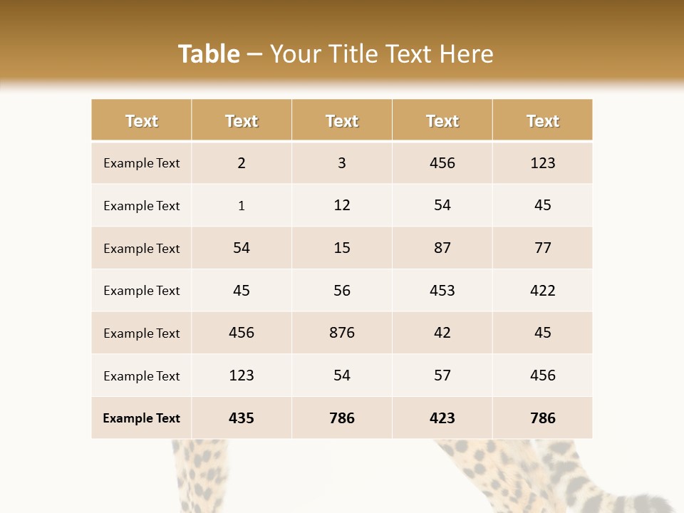 Standing Spotted Male PowerPoint Template