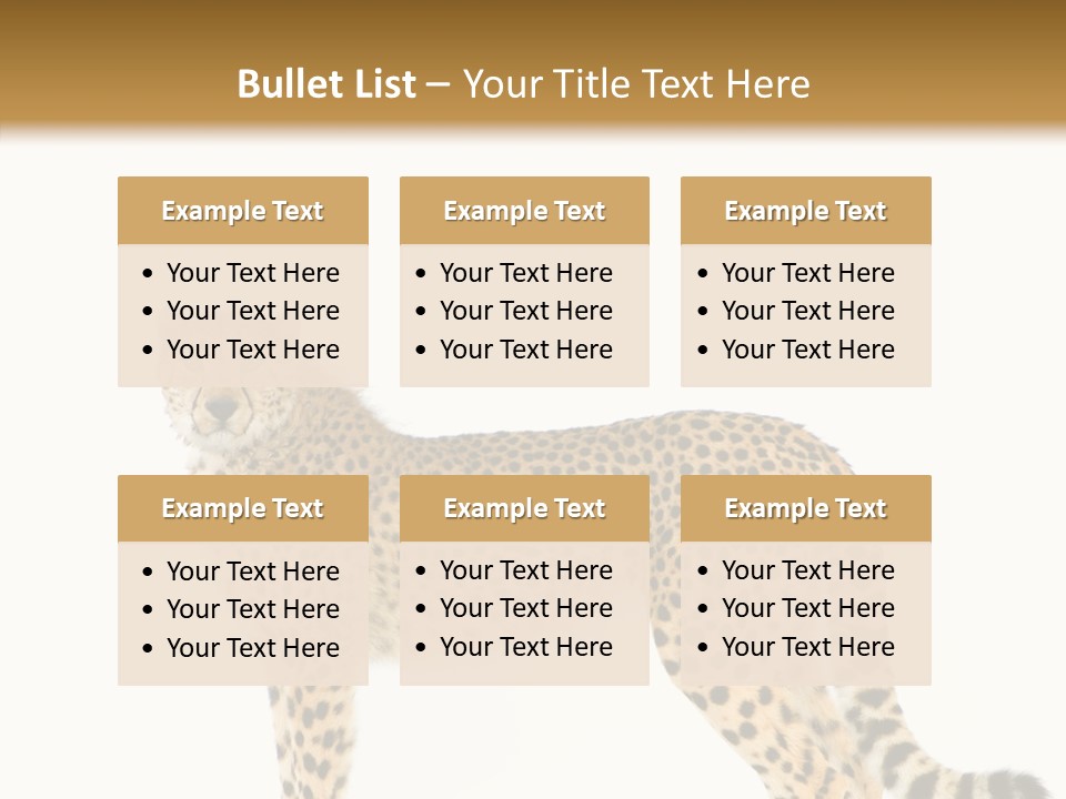 Standing Spotted Male PowerPoint Template