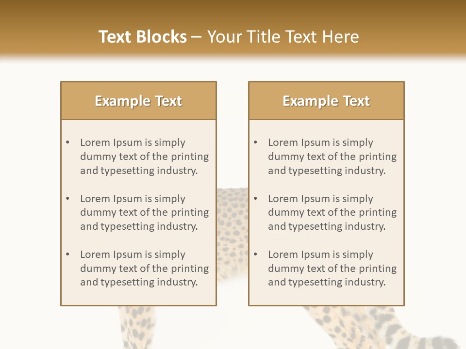 Standing Spotted Male PowerPoint Template