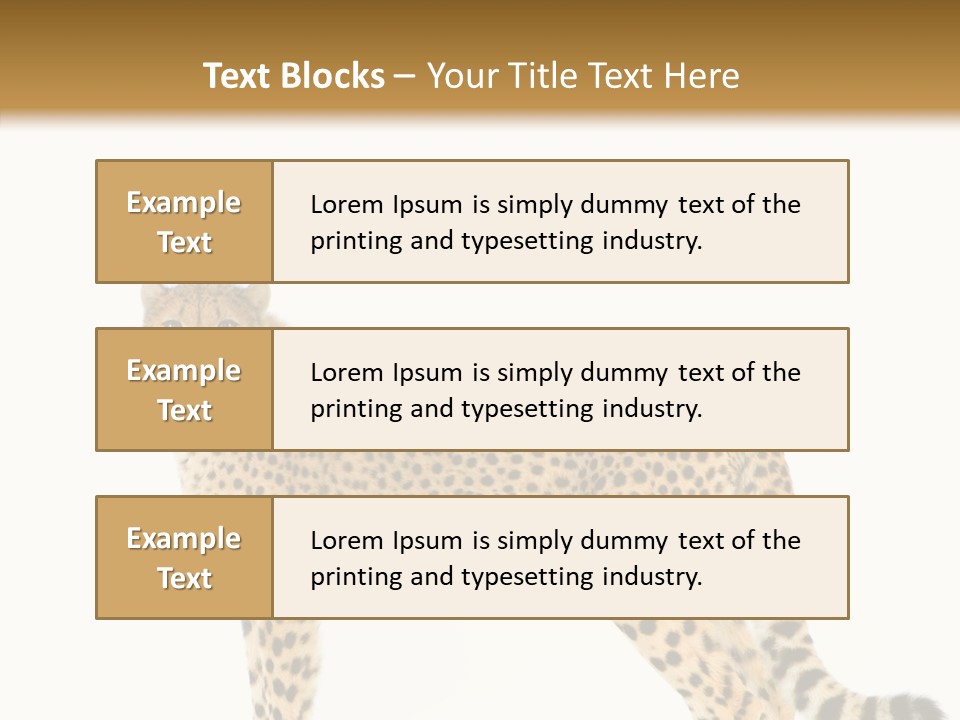 Standing Spotted Male PowerPoint Template