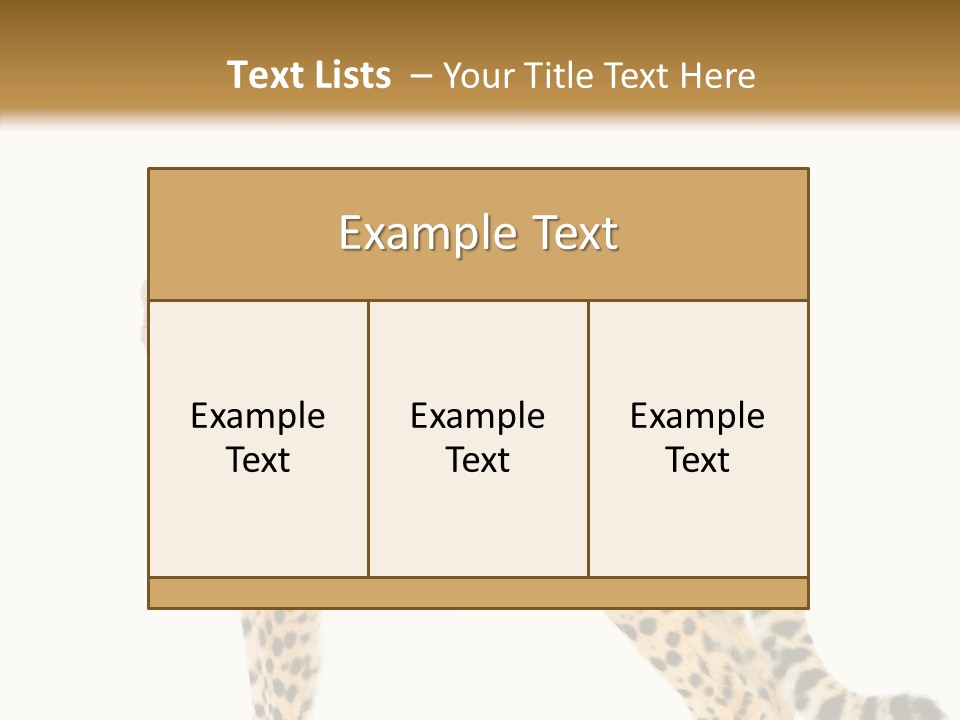 Standing Spotted Male PowerPoint Template