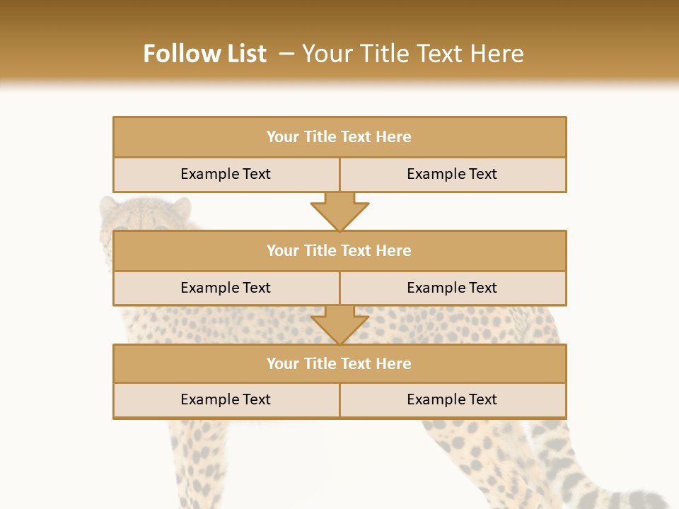 Standing Spotted Male PowerPoint Template