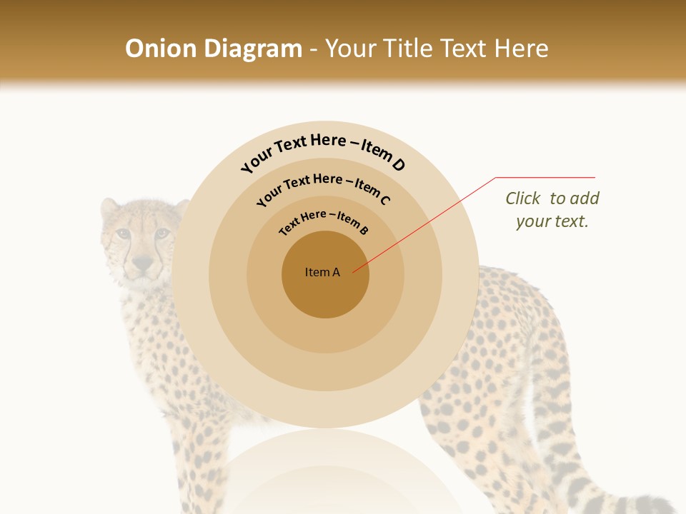 Standing Spotted Male PowerPoint Template