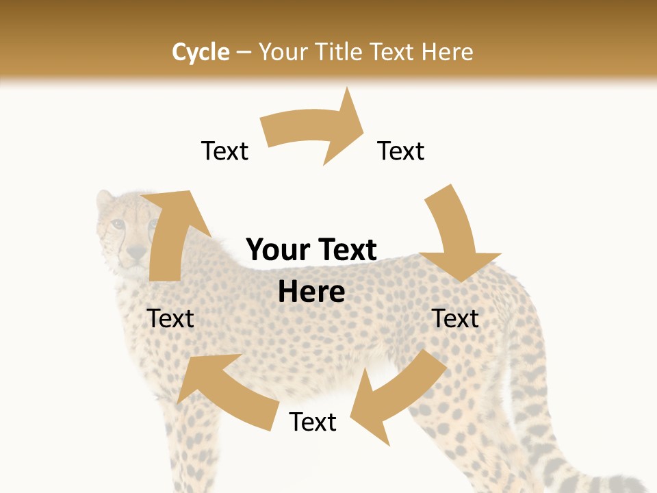 Standing Spotted Male PowerPoint Template