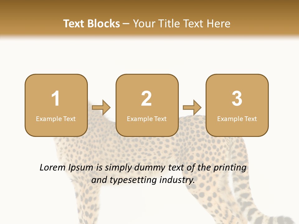 Standing Spotted Male PowerPoint Template