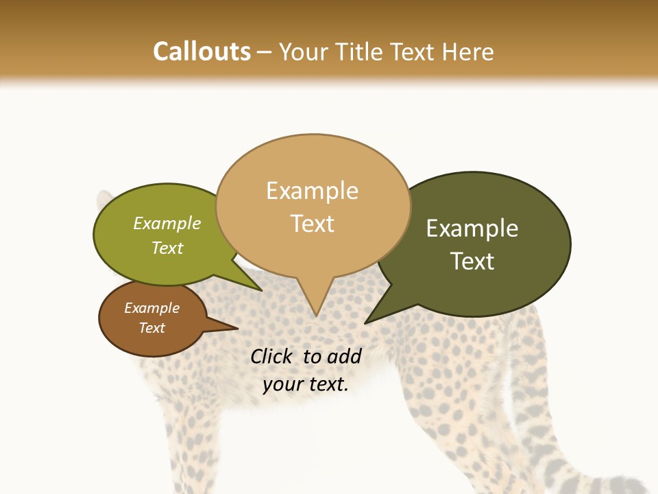 Standing Spotted Male PowerPoint Template