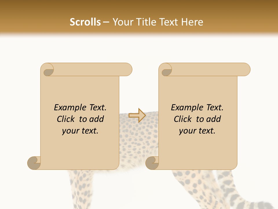 Standing Spotted Male PowerPoint Template