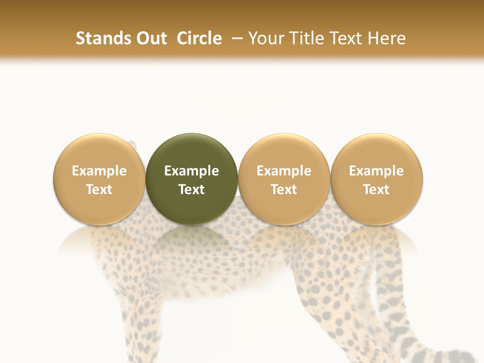 Standing Spotted Male PowerPoint Template