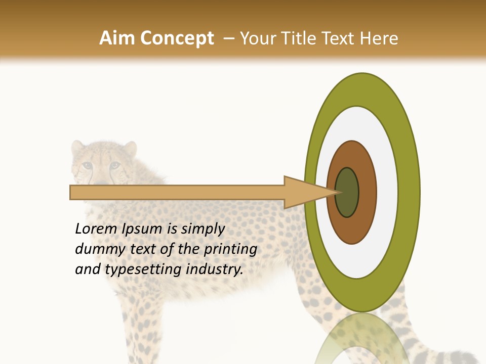 Standing Spotted Male PowerPoint Template