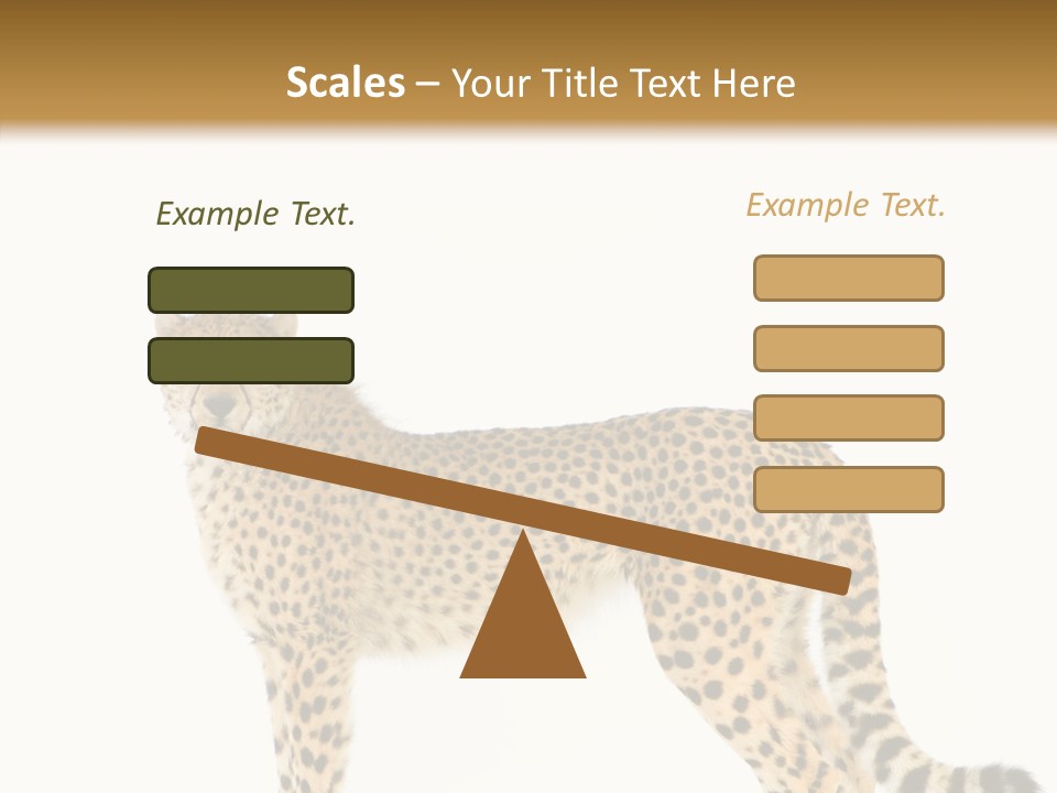 Standing Spotted Male PowerPoint Template