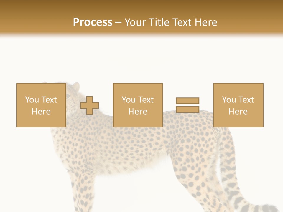 Standing Spotted Male PowerPoint Template