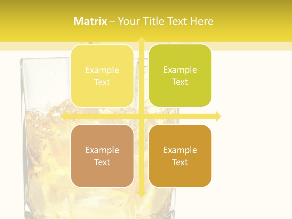 Restaurant Blended Drink PowerPoint Template