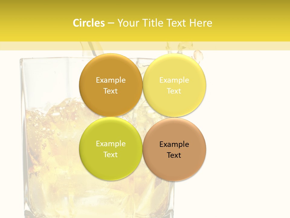 Restaurant Blended Drink PowerPoint Template
