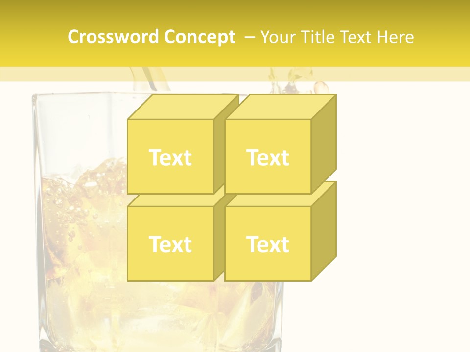 Restaurant Blended Drink PowerPoint Template