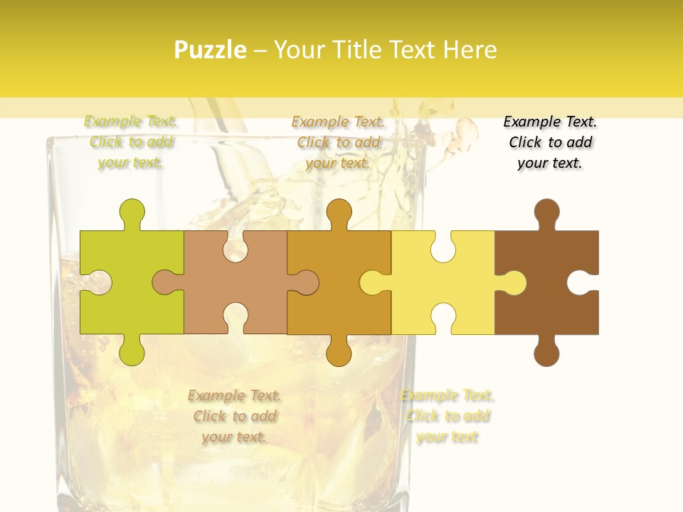 Restaurant Blended Drink PowerPoint Template