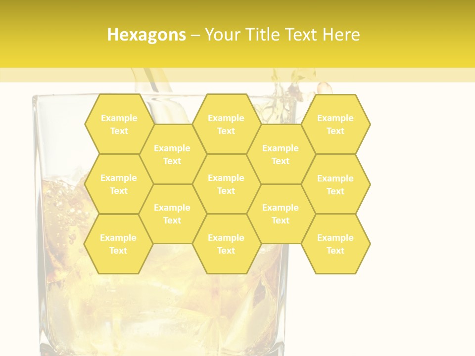 Restaurant Blended Drink PowerPoint Template