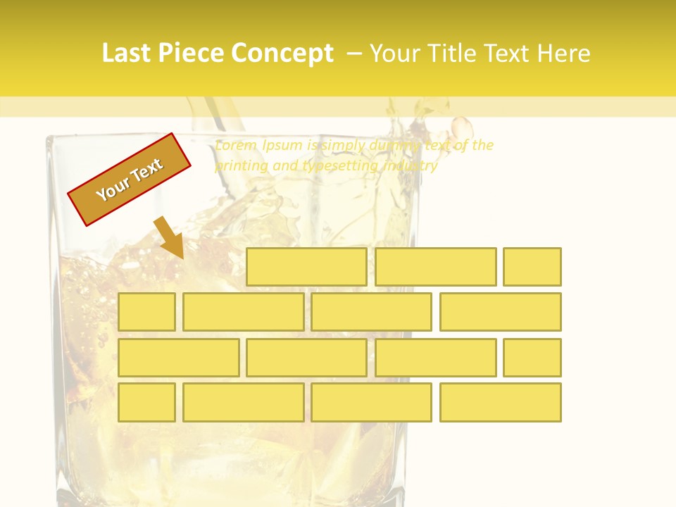 Restaurant Blended Drink PowerPoint Template