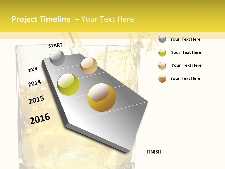 Restaurant Blended Drink PowerPoint Template
