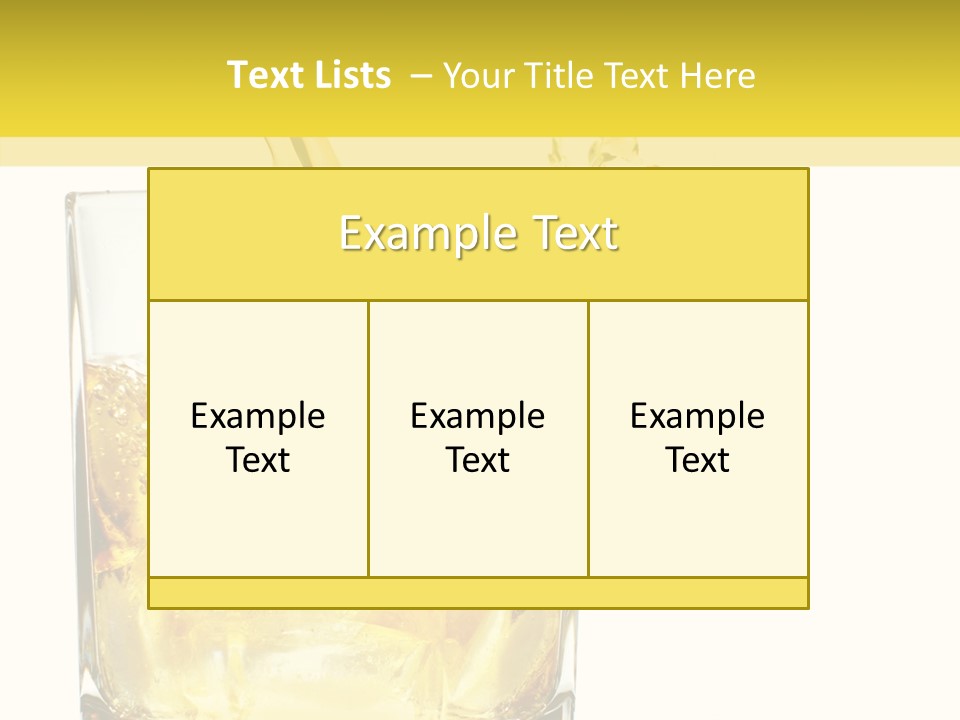 Restaurant Blended Drink PowerPoint Template