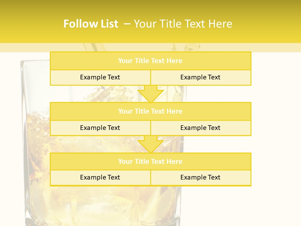 Restaurant Blended Drink PowerPoint Template