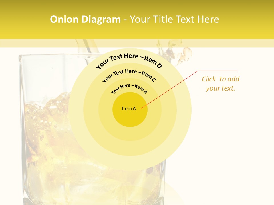 Restaurant Blended Drink PowerPoint Template