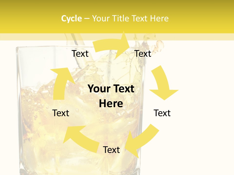 Restaurant Blended Drink PowerPoint Template