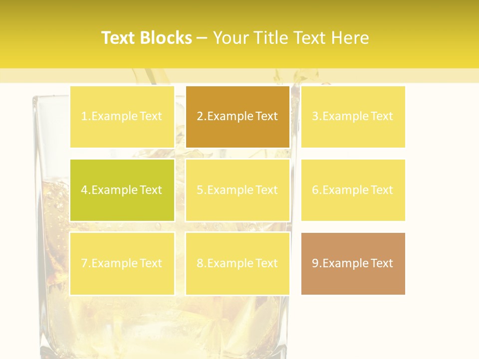 Restaurant Blended Drink PowerPoint Template