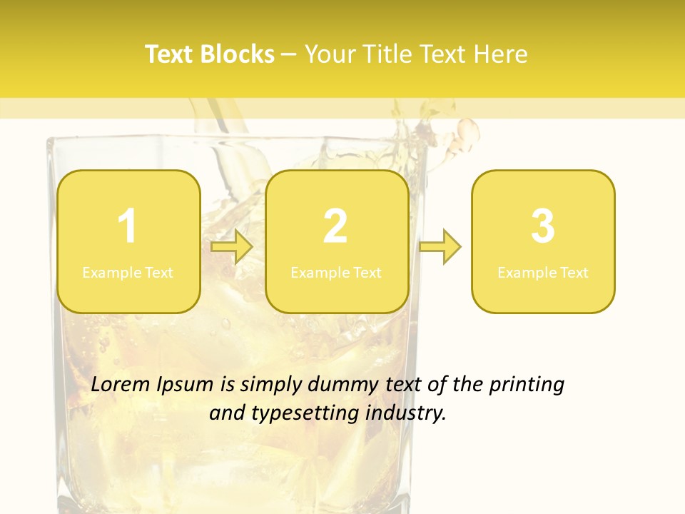 Restaurant Blended Drink PowerPoint Template