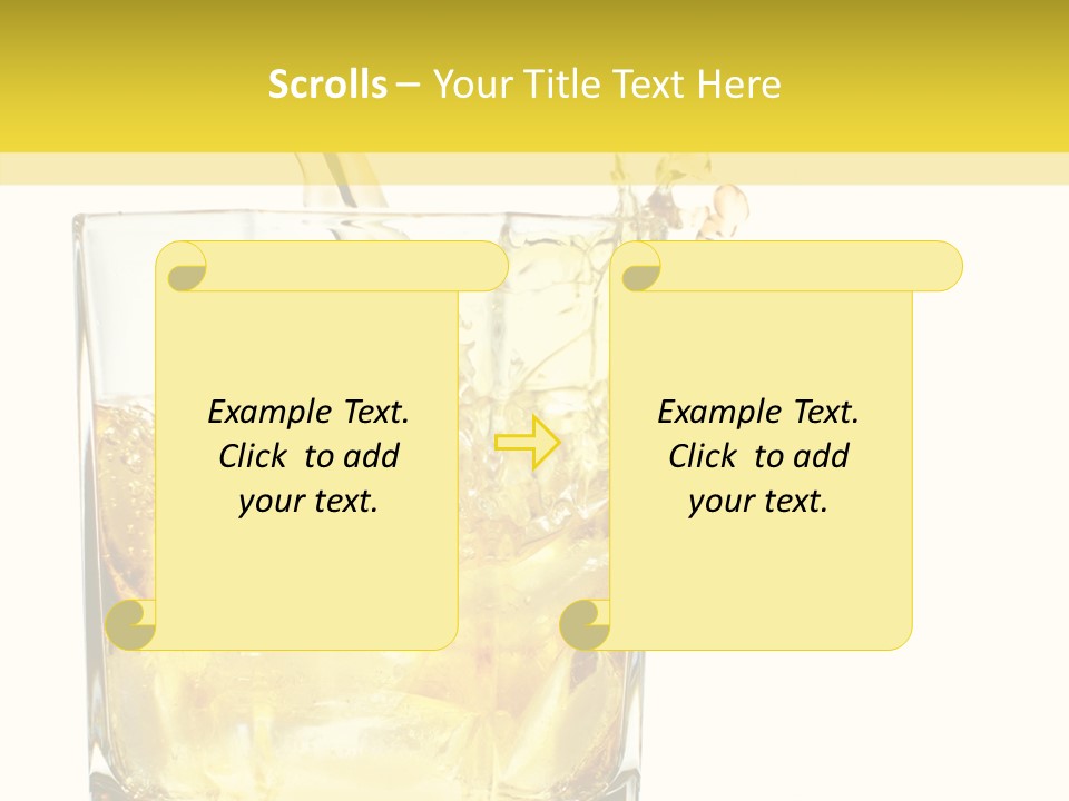Restaurant Blended Drink PowerPoint Template