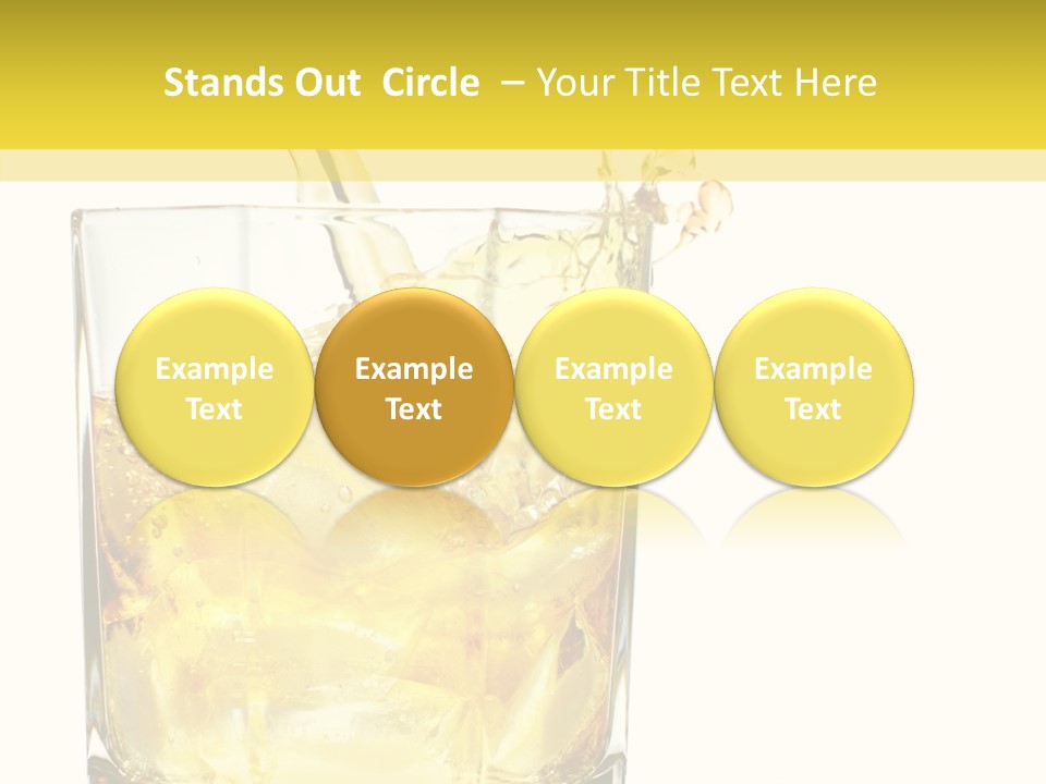 Restaurant Blended Drink PowerPoint Template