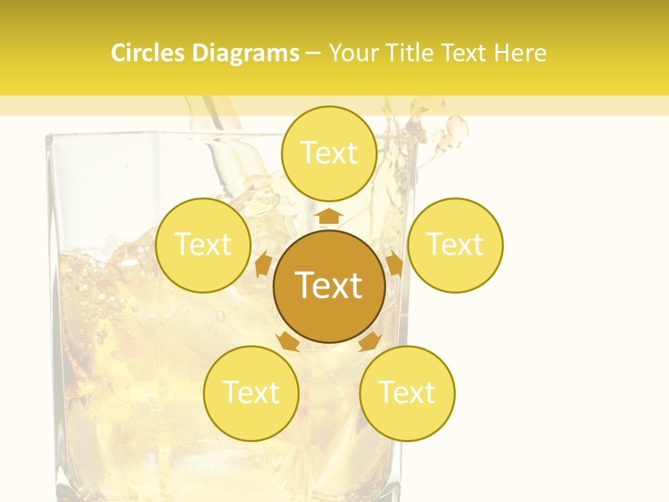 Restaurant Blended Drink PowerPoint Template