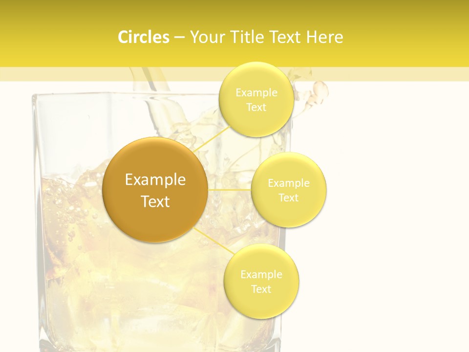 Restaurant Blended Drink PowerPoint Template