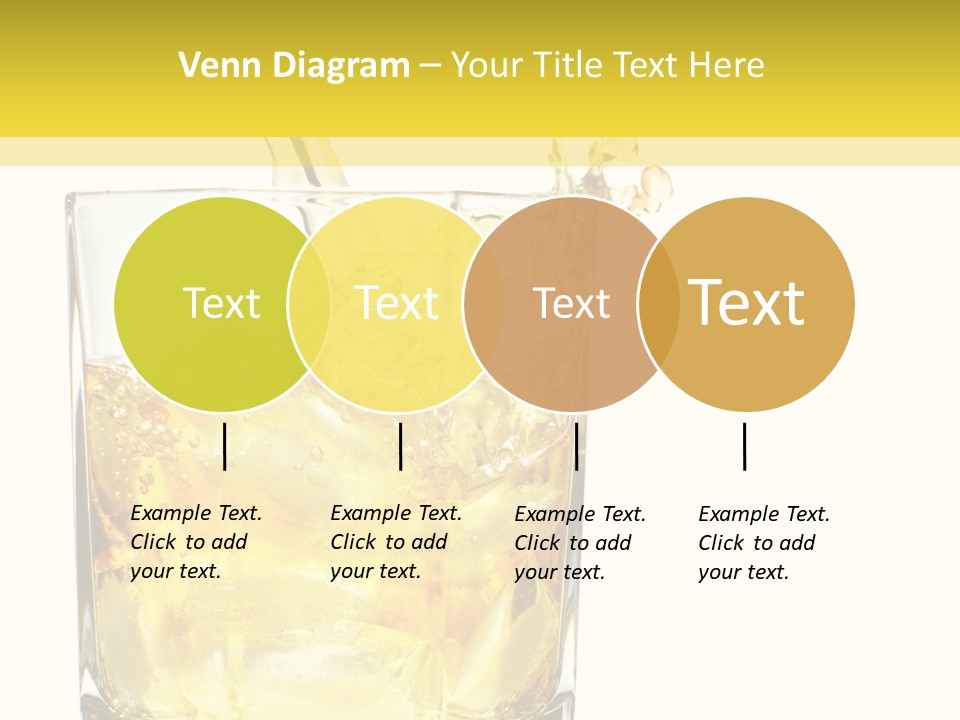 Restaurant Blended Drink PowerPoint Template