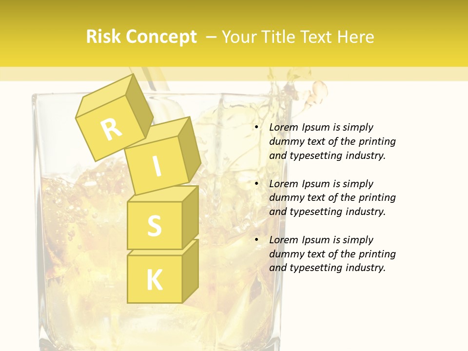 Restaurant Blended Drink PowerPoint Template