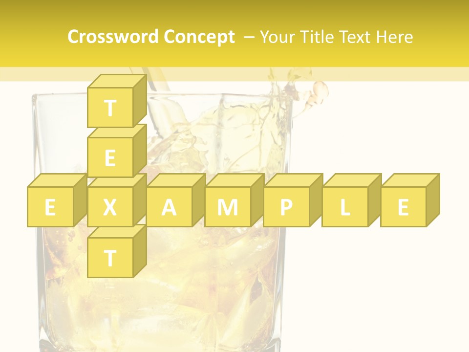 Restaurant Blended Drink PowerPoint Template