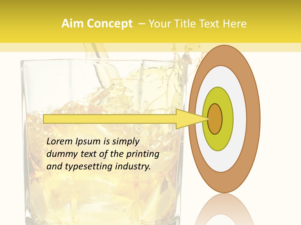 Restaurant Blended Drink PowerPoint Template